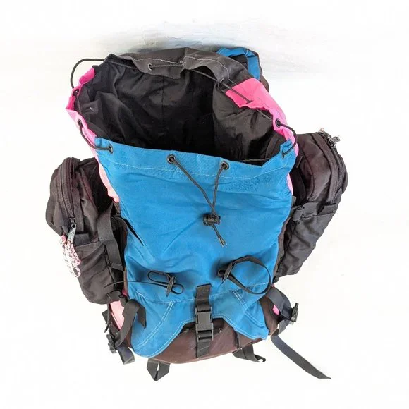 π Lowe Alpine Sirocco Internal Frame Blue Nylon Hiking Camping Backpack π - Picture 12 of 16